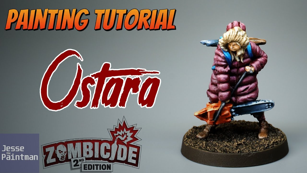 How to Paint Survivor Ostara from Zombicide 2nd Edition | Miniature Painting Guide E04