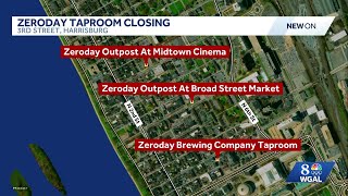 Zeroday Brewing to close Midtown Harrisburg taproom