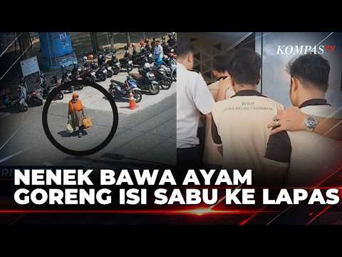 62-Year-Old Grandmother Smuggles Fried Chicken Stuffed with Meth into Surabaya Prison | MAIN NEWS