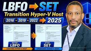 Upgrade Hyper-V Host In-Place: Server 2022 LBFO to Server 2025 SET