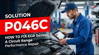 HOW TO FIX P046C OBD II ERROR CODE - EGR Sensor A Circuit Range Performance Repair