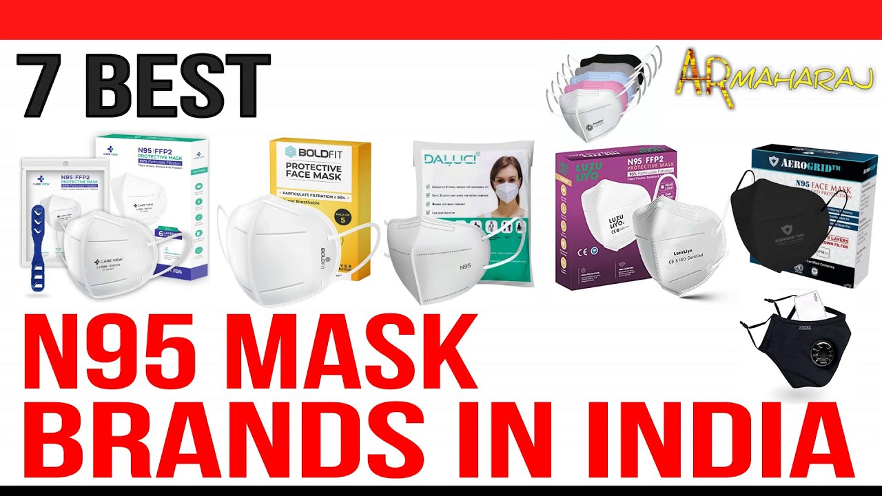 Top 7 Best N95 Mask Brands in India with Price Best N95 Mask in India