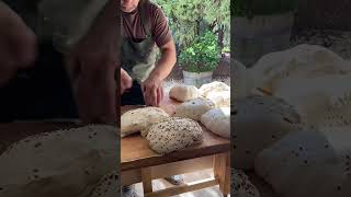 second video of sunflower seed grain green peanut mixture bread