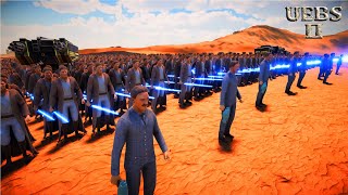 200,000 JEDI, TESLAS & T-45s vs 2,000,000 SLUGGA BOYZ | Ultimate Epic Battle Simulator 2 | UEBS 2