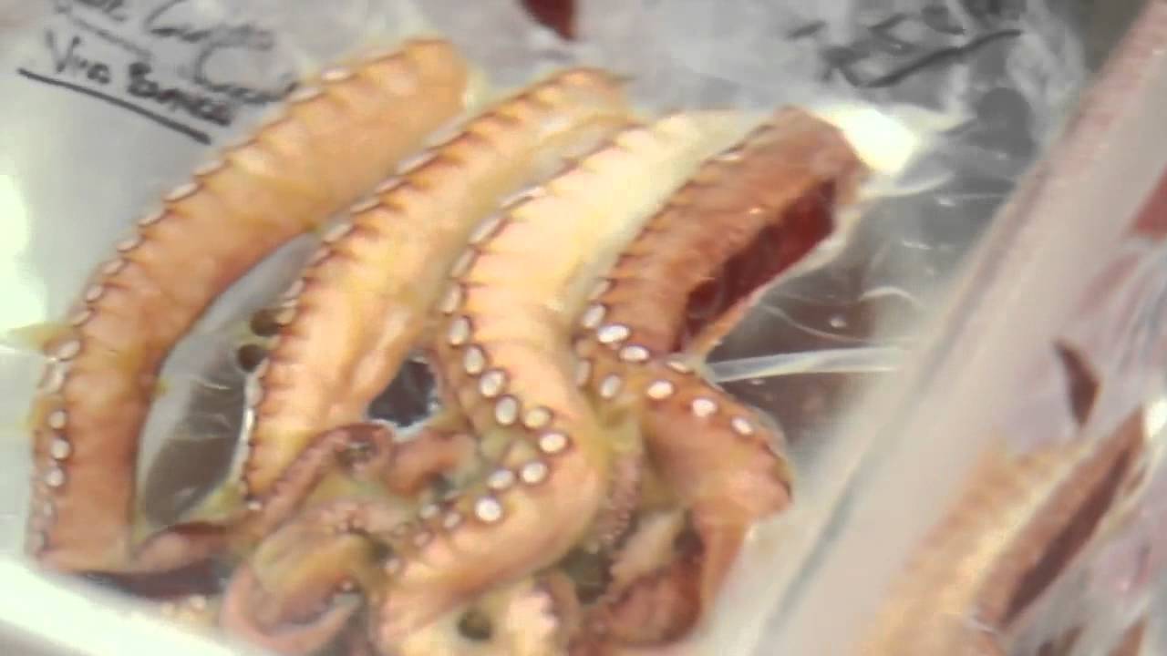 77ºC 171ºF Sammic Sous Vide Cooking Octopus Entree