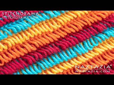 HOW to CROCHET LOOP STITCH - Stitchorama by Naztazia