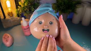 Skincare Makeover Wax Cracking ASMR for Sleep ✨