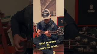 #bass training on 1980 #hit « Ashes to ashes » by #davidbowie