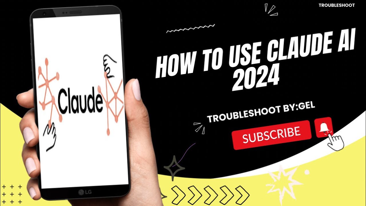 HOW TO USE CLAUDE AI 2024 | STEP STEP TUTORIAL | TROUBLESHOOT BY:GEL ...