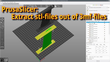 PrusaSlicer: Extract stl-files out of 3mf-files