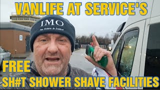CHECKING OUT FORTON MOTORWAY SERVICES FREE WASHROOM FACILITIES M6 NEAR LANCASTER 