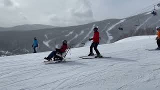 Tetra Ski at Stowe, Feb 14, 2022