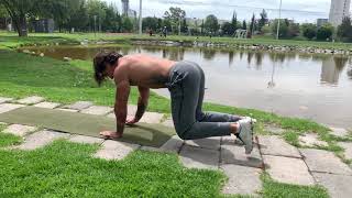 Reverse Quadruped Crawl
