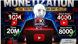 YouTube Monetization 2026: 20M Views & 8,000 Watch Hours! 😱 The Truth Nobody Tells You