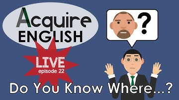 #AcquireEnglishLive : Episode 22: How to Use Embedded Questions  #EnglishPodcast #EnglishLesson