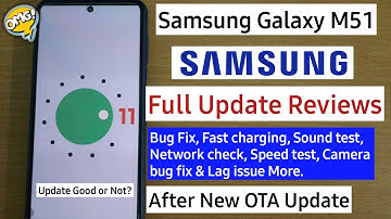 Samsung Galaxy M51 New OTA Update Reviews | Lag issue, Battery performance, Auto hdr fix, Sound test