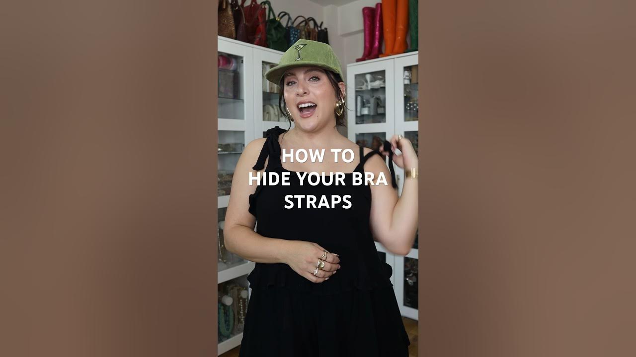 Here is how to hide your bra straps for those days when you don't want to  wear a strapless bra! 