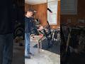 Painting the homemade cafe racer