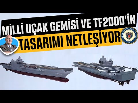 Milli Uçak Gemisi ve TF2000 'in Tasarımı Netleşiyor