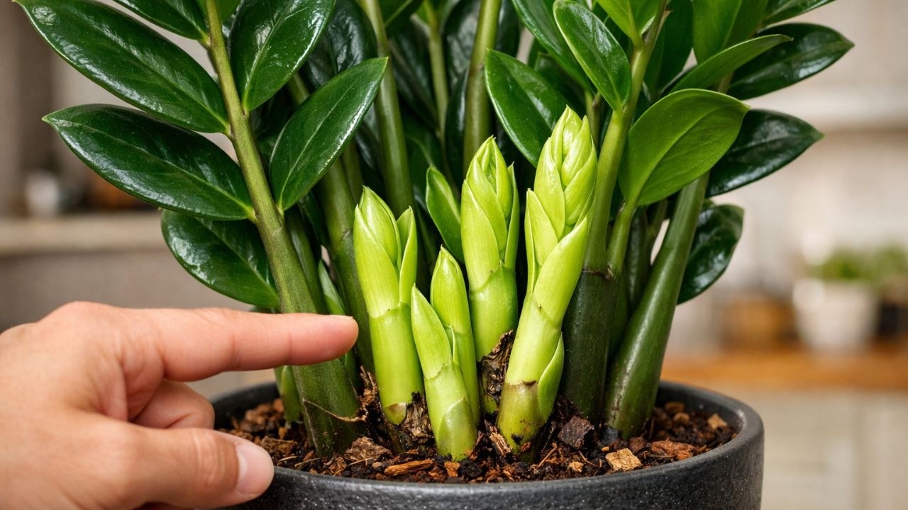 MORRIA E NÃO SABIA: É Assim que PRODUTOR Faz a Zamioculca Soltar Folhas Novas e Brilhantes