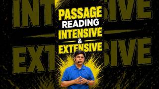 UPSC CSAT Reading Comprehension Trick | Intensive vs Extensive Reading | #csat #readingcomprehension