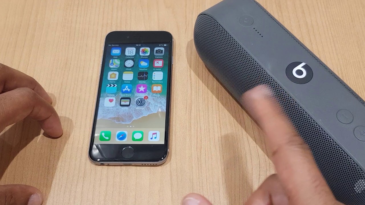 connecting beats pill to iphone