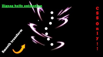 Zigzag ball with animation effect !! #shorts #programming #website #html #css