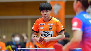 チェンイーチン vs 長﨑美柚 トップおとめピンポンズ名古屋 vs 木下アビエル神奈川 Tライバル対決ふりかえり 2022年12月03日 感謝と挑戦のTYK体育館 【卓球 Tリーグ公式】