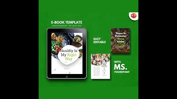 Vegan Recipe eBook PowerPoint Presentation Template