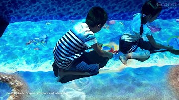 Indoor Playground Interactive Projection Sand Game  - Virtual Beach By Gooest