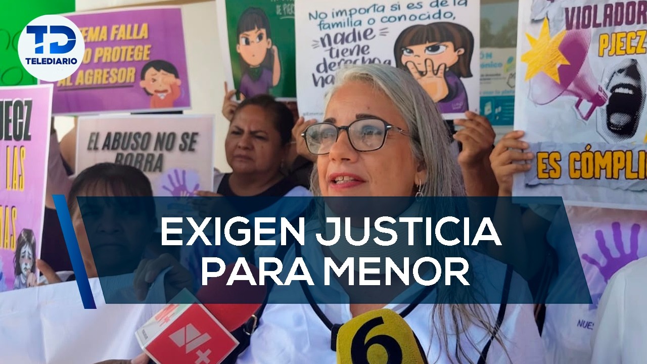 Grupo feminista exigen justicia por presunto abuso a menor
