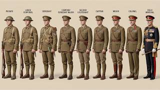 Every Rank In British Army During World War 1 Explained in 18 Minutes