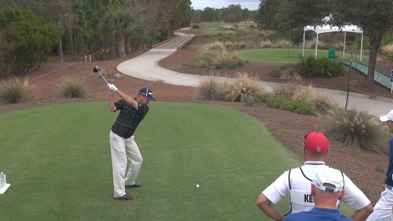 top gun GOLF SWING 2012 - JERRY KELLY DRIVER - ELEVATED DTL & SLOW MOTION - HQ 1080p HD