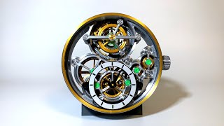 【最終値下げ】動作品 トゥールビヨン キャリッジクロック 置時計 トゥールビヨンの置き時計を作ってみた【Tourbillon】 - YouTube