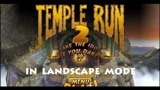 HOW TO Play Temple Run 2 in Landscape Mode Gameplay screenshot 5