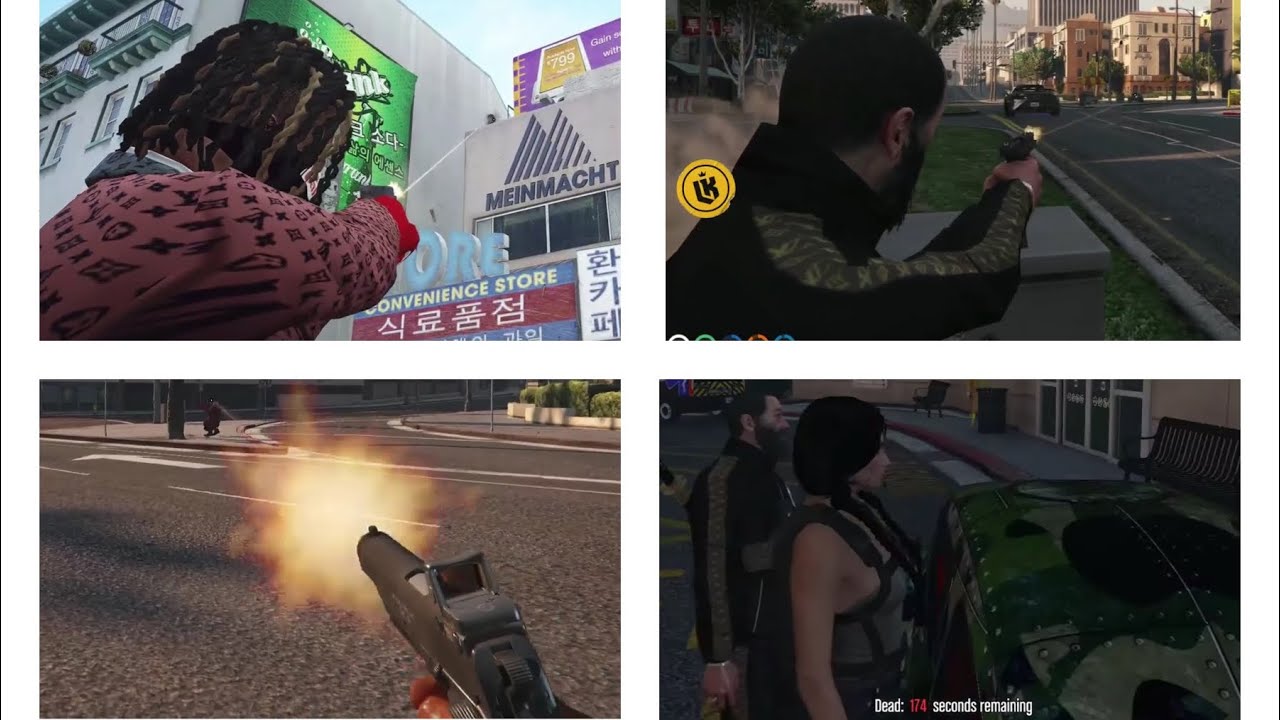 CG SBS Shootout at Little Seoul ft. Ray Mond, Randy, K, Taco & Anto (All POVs) | GTA RP NoPixel 3.1