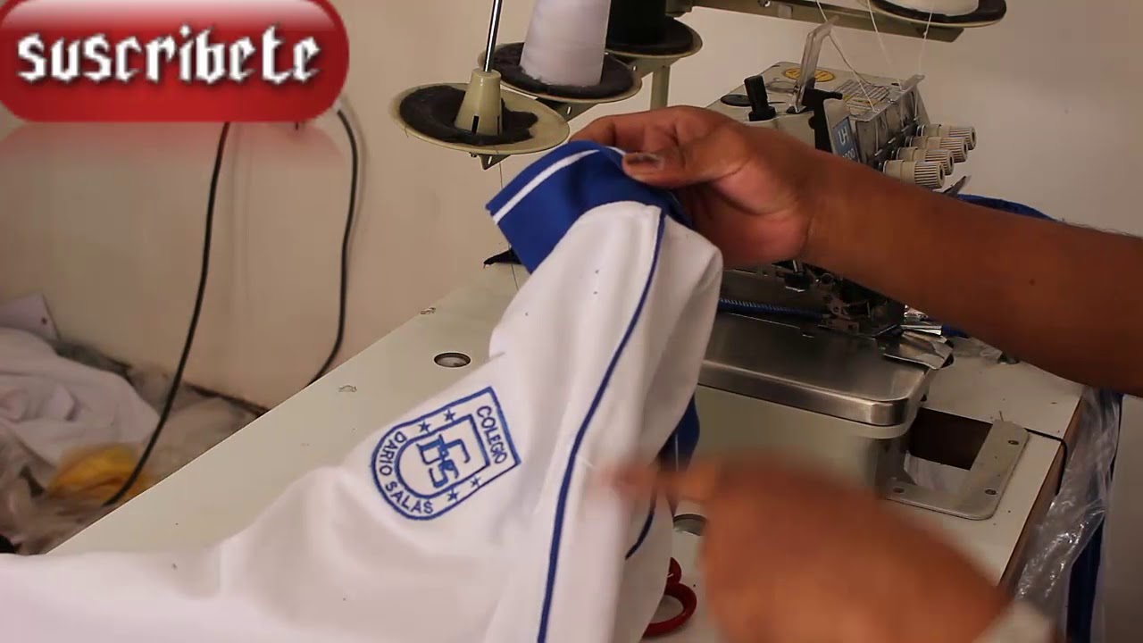 como colocar vivo con  overlok a una polera