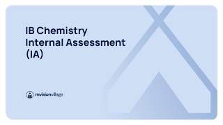 Chemistry Internal Assessment (IA)