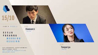 The 19th International Fryderyk Chopin Piano Competition (morning session), 15.10.2025
