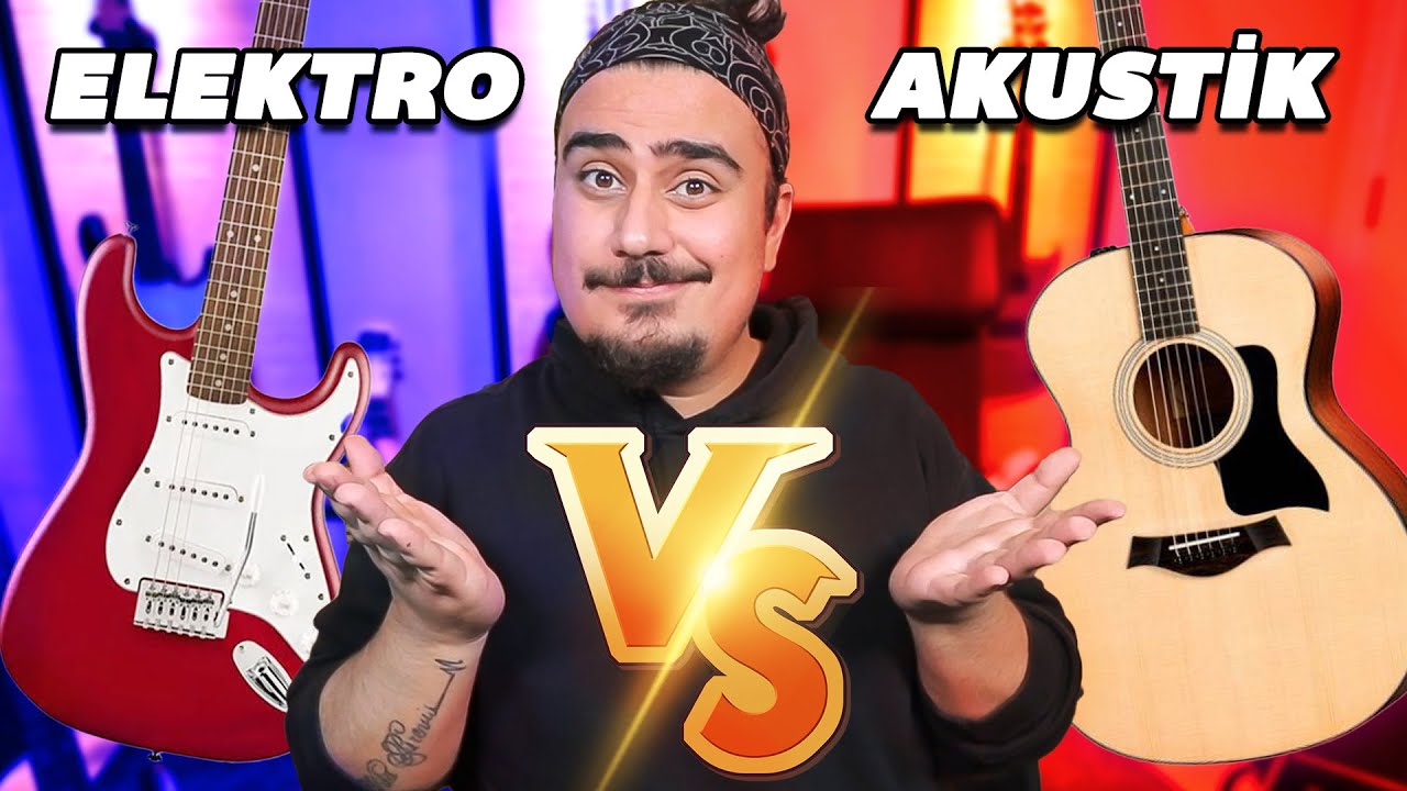 Elektro Gitar mı, Akustik Gitar mı? Başlangıç için EN İYİ Seçim