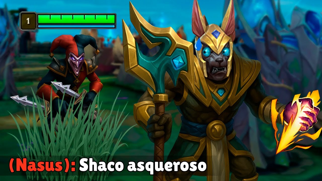 ¡LE DESTROZO el EARLY JUNGLA! Con la TÁCTICA más ASQUEROSA de SHACO IMPOSTOR😈