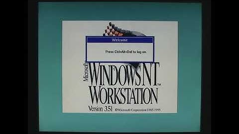 Windows NT 3.1 to Windows 10 x64