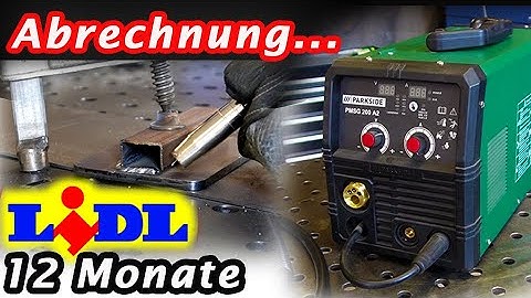 Was kann es wirklich? LIDL Multischweißgerät-  Langzeit-Test