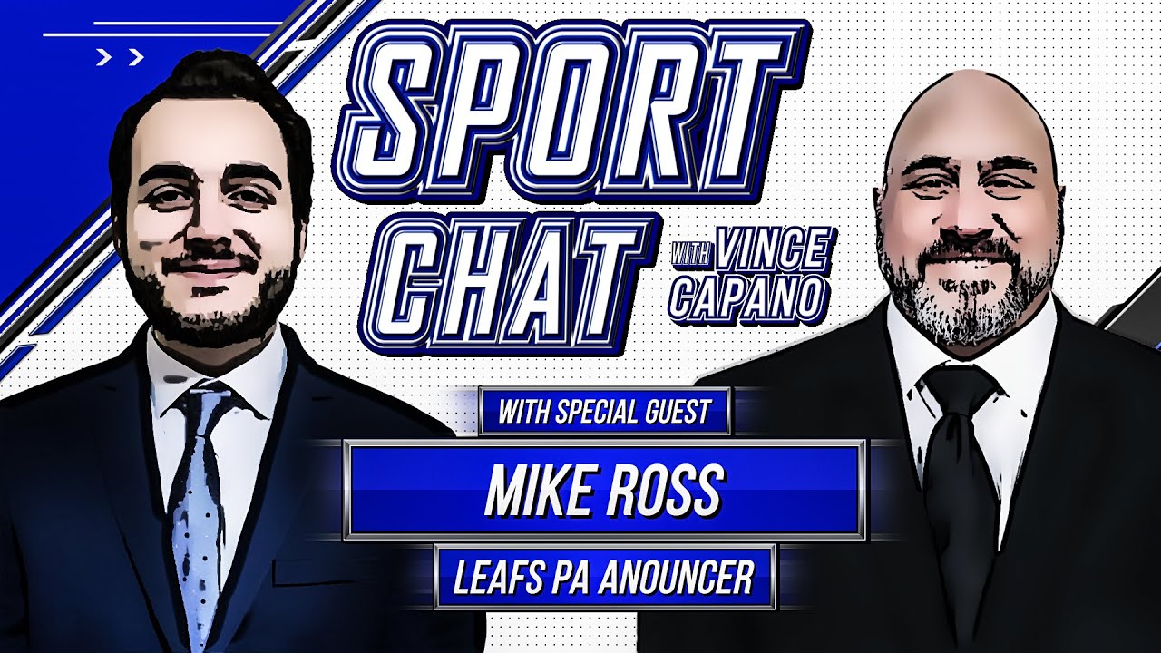 Mike Ross Toronto Maple Leafs PA Announcer on Sport Chat YouTube