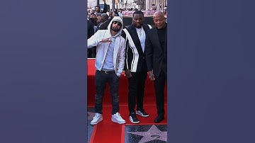 Dr Dre At His Walk of Fame Ceremony With Eminem, Snoop Dogg and 50 Cent 🔥 #shorts #eminem