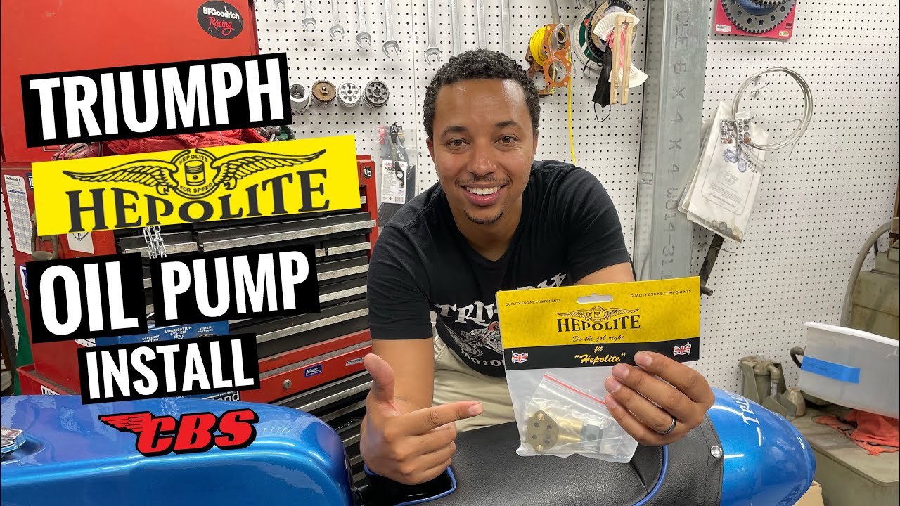Triumph Hepolite Oil Pump Install