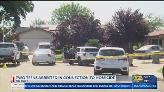 Two teens arrested in connection to homicide