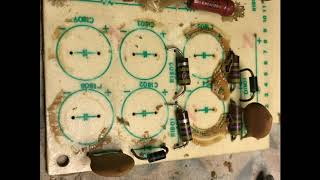Yaesu FT-901DM Rectifier A & C Cleanup and Recap Servicing