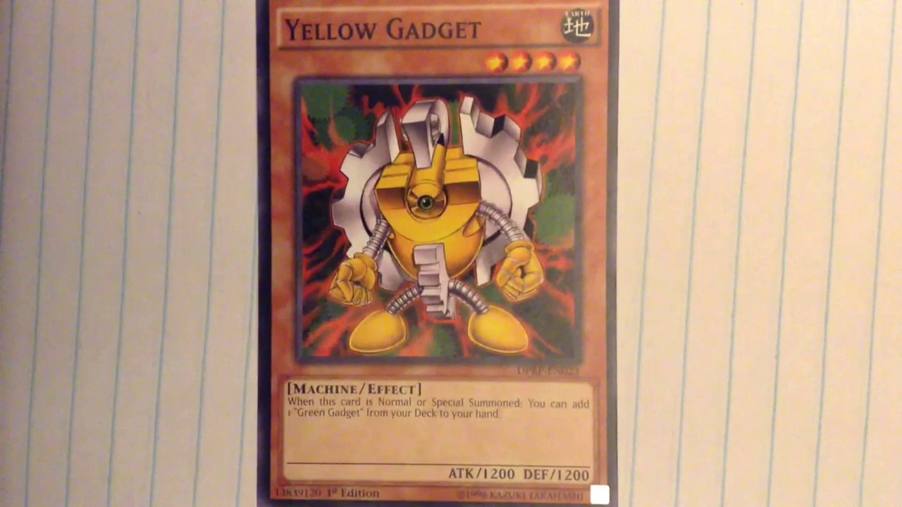 5 minute drawing of yellow gadget