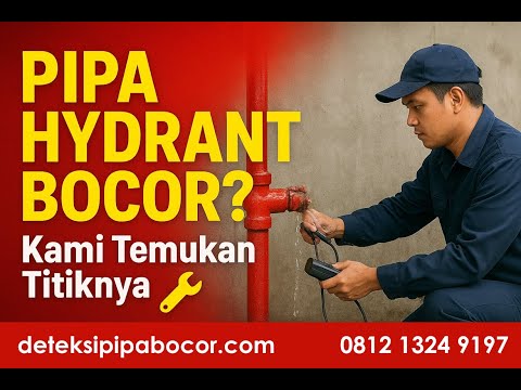 Deteksi pipa hydrant bocor di Hotel Papandayan Bandung